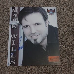 Mark Wills Autograph Photo